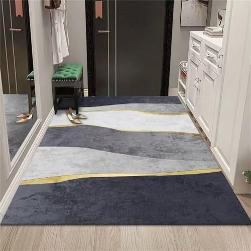 Tapis de chambre résistant à l'usure et élégant pour le confort d'un salon gris moderne - 2