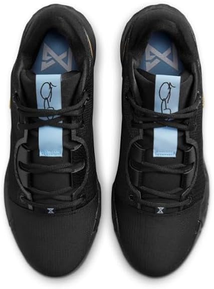 Nike PG 6 Paul George Men's Basketball Shoes, Black/Metallic Gold