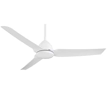 KING　COLE AVISO FIRE BLADE ホワイト Minka Ceiling Fan Co. Anzani 50-in White Integrated LED