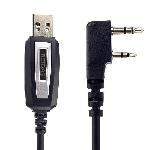 image for Retevis 2 Pin 2 Way Radio USB Programming Cable Compatible with Retevi