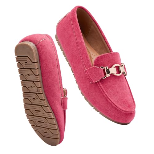 Image of VERDASCO Women's Loafers Comfort Slip-Ons Flat Work Shoes Casual Moccasins Penny Loafers Lady Dress Shoes