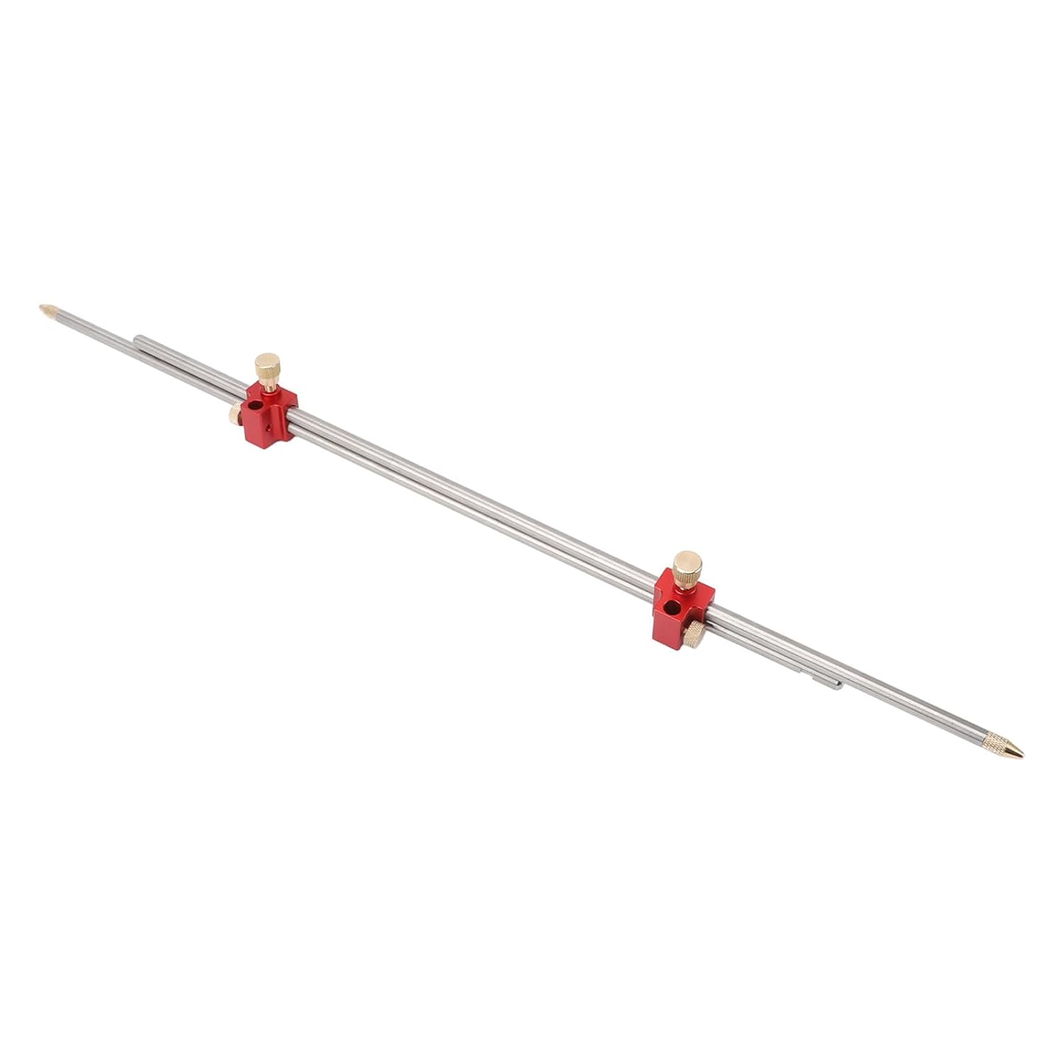 3-in-1 Aluminum Alloy Woodworking Modular Ruler Set, Drawing Circle Tool with Angle Measurement