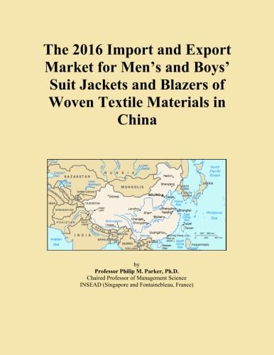 The 2016 Import and Export Market for Men’s and Boys’ Suit Jackets and Blazers of Woven Textile Materials in China