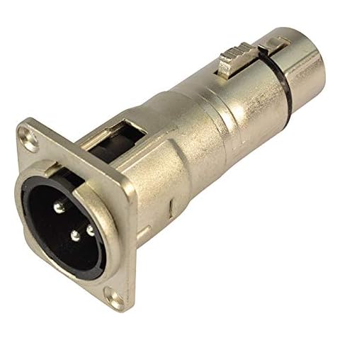 Through Panel XLR connector Male Panel to Female Rear Cover