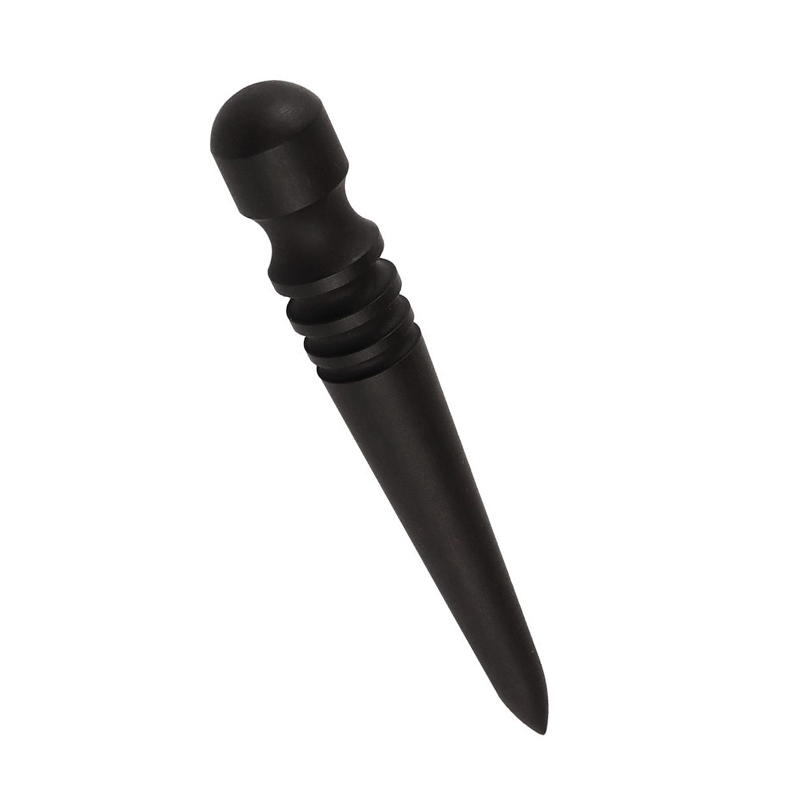 Kalttoy 4 Grooves Leather Craft Burnisher Wood Leather Burnishing Tool for Polishing and Crafting Project Craft Sanding Rod