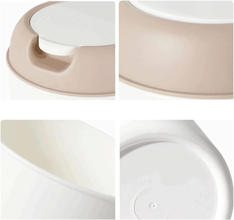 Miniatura 7 de Botes de basura para encimera, mini papelera con tapa, soporte para maquillaje, tocador, baño, cocina, automóvil, escritorio, oficina, cesta de