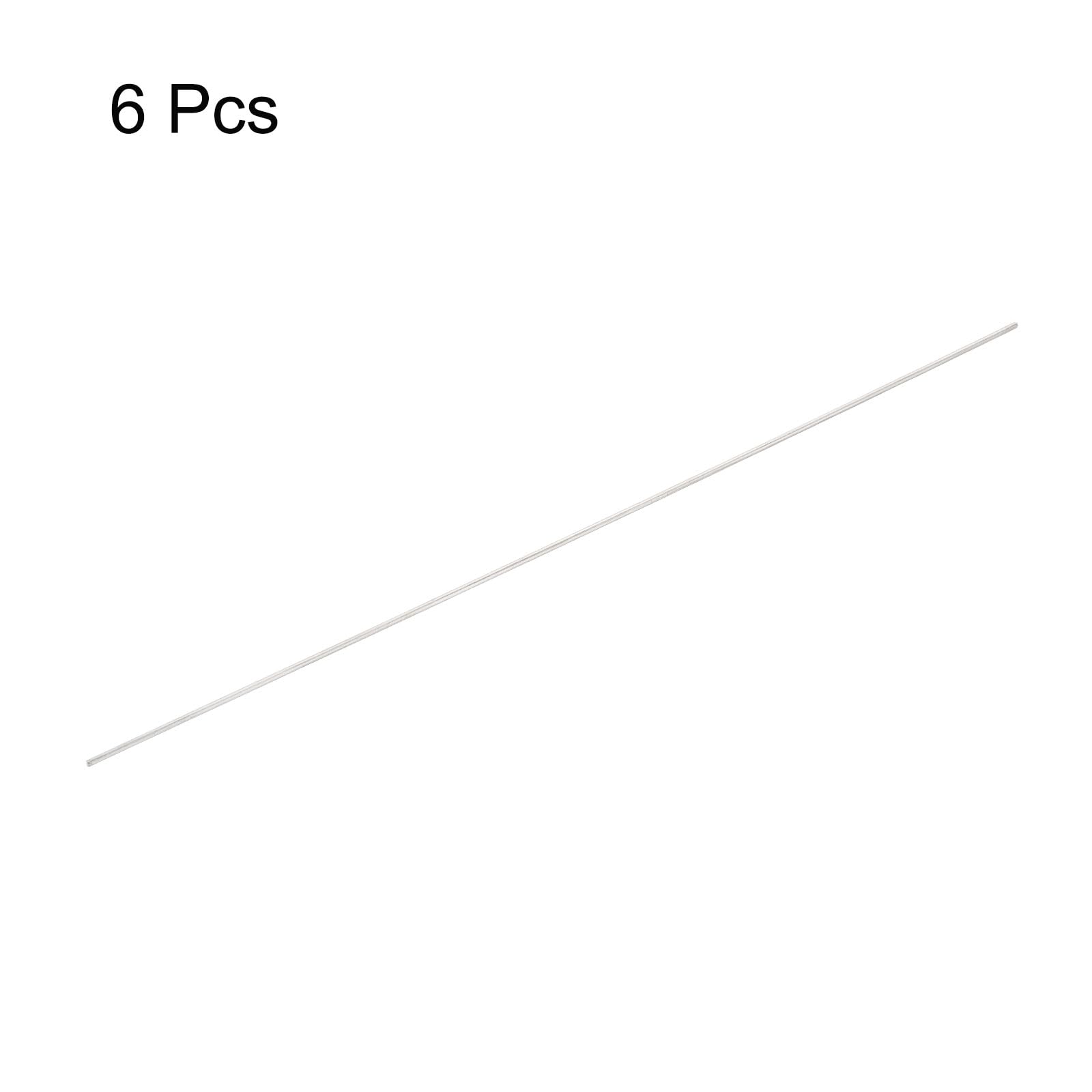 QUARKZMAN Asta Tonda Acciaio Inossidabile 304 1mm x 300mm per Modellismo Fai da Te
