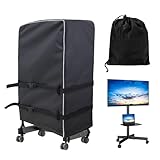 Waterproof TV Cover for Outside - with Reflective Strips - Outdoor TV Protector Dustproof Cover - for Protection Balcony Deck Patio Garden Backyard Poolside