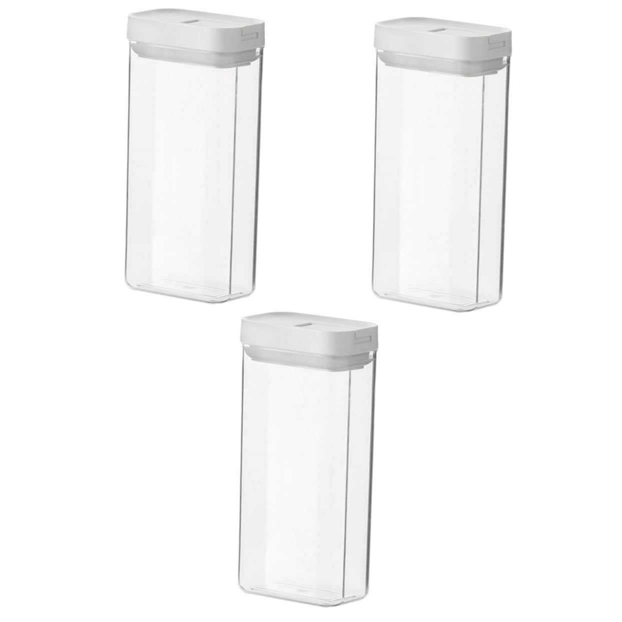 Ciieeo 3piezas Caja De Almacenamiento De Pasta Reutilizable Organizador De Espagueti Hermético Tapa Para Almacenar Pasta Noodles y