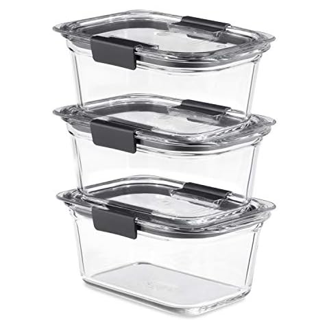 Rubbermaid Brilliance Glass Storage Containers Cover