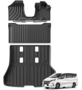セレナC27 2016~ ※e-POWER非対応 ３Dフロアマット シェアスタイル 3D フロアマット セレナ C28 e-power 8人乗り 2列目 3D