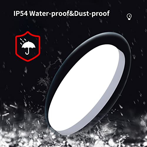 Goeco Plafoniera LED Soffitto Rotonda, Lampada a