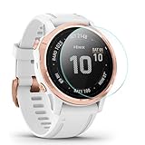 KIMILAR [3 Pcs Protectores de Pantalla Compatible con Garmin Fenix 6S Pro/6S/Huawei GT/Forerunner 745 (No para GT 2/Fenix 6/6 Pro/6X),Compatible con Huawei GT Protector Cristal Templado