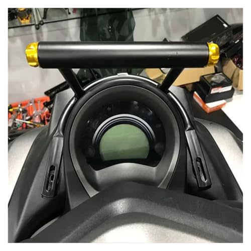 Support de Navigation GPS Moto Yamaha NMAX 155 en Aluminium Doré de Haute Précision