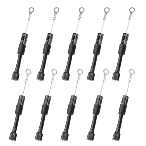 10 Pcs CL04-12 Microwave Diodes 0.5A 12KV Compatible with GE WB27X10597 Whirlpool W10492276 - Replaceable Parts 4512,T4512, CL4512 High Voltage Diode