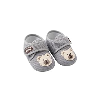 CAPZNMORE Baby Booties for 3–9 Months | Soft Cotton Anti-Slip Infant Shoes with Cute Star Design | Comfortable Newborn Baby Shoes for Boys & Girls