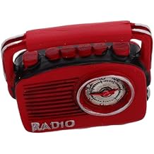 ORFOFE Vintage Resin Radio Model for Home Decor and Photography Props Retro Music Ornament for Dollhouses and Creative Displays Decorative