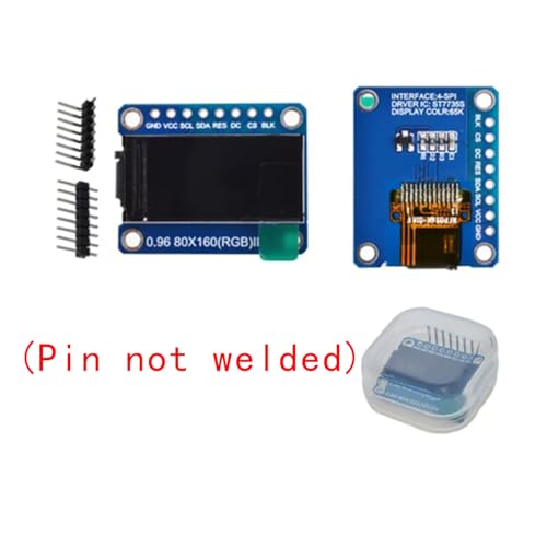 Image of gotor tft LCD Display Module Screen st7735 i2c hd IPS LCD Display SPI | 0.96 inch st7735 i2c lcd display module spi 128x60 tft lcd display module screen for single board computer project