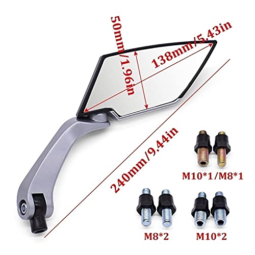 Espejo retrovisor de motocicleta universal para solucionar problemas de vibración 3