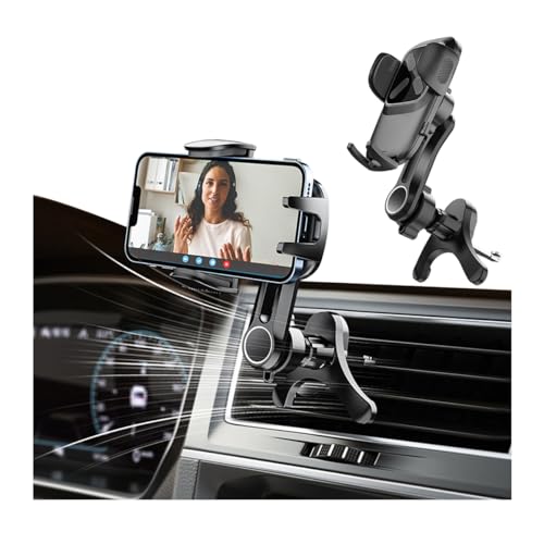 JNNJ Soporte De Teléfono Móvil para Coches, Soporte Universal De Teléfono Móvil para Ventilación del Automóvil, Soporte De Teléfono para Coche con Gancho Metálico, Accesorios Interior del Vehículo