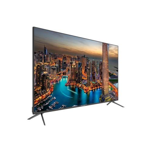 Image of wybor 140 cm (55 Inches) 4K-Smart LED TV | (2GB /16GB) | (2 USB - 3 HDMI) | DBL Remote | FREAM Less | Cloud TV | (Black) | (2021 Model)