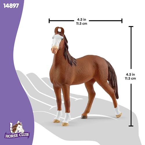 schleich HORSE CLUB | Klacz Marwari 14897 | Szczegółowa figurka konia | Prezent dla dziewczynek i chłopców | Zabawka dla dzieci od 5 lat | 12 × 4 × 12 cm