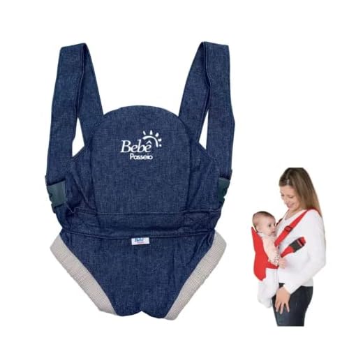 Canguru Click Bebê Passeio Suporta Até 15 Kg - JEANS