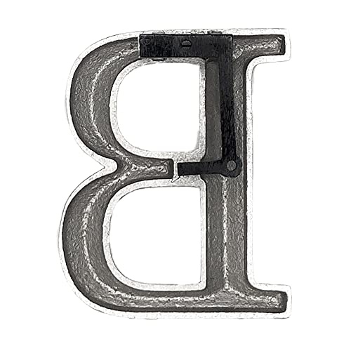 Monogram Letter B Door Knocker - Nickel #TOP3