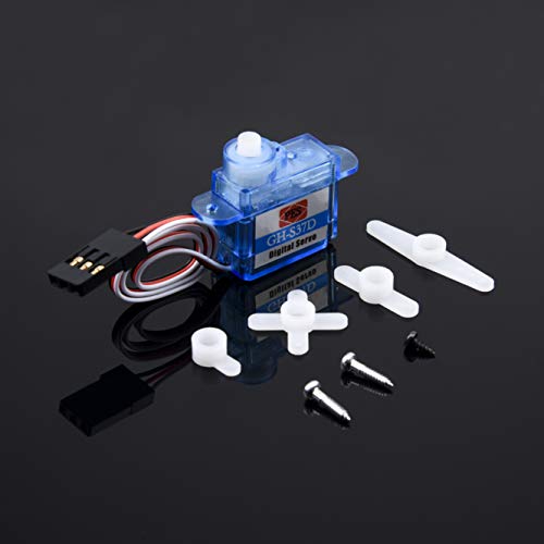 Youngrc Micro 3.7G Servo Gh-S37D Mini Digital Servo For Control Aeromodelling Aircraft Flight Direction Rc Plane Helicopter Boat Car 5Pcs #TOP2