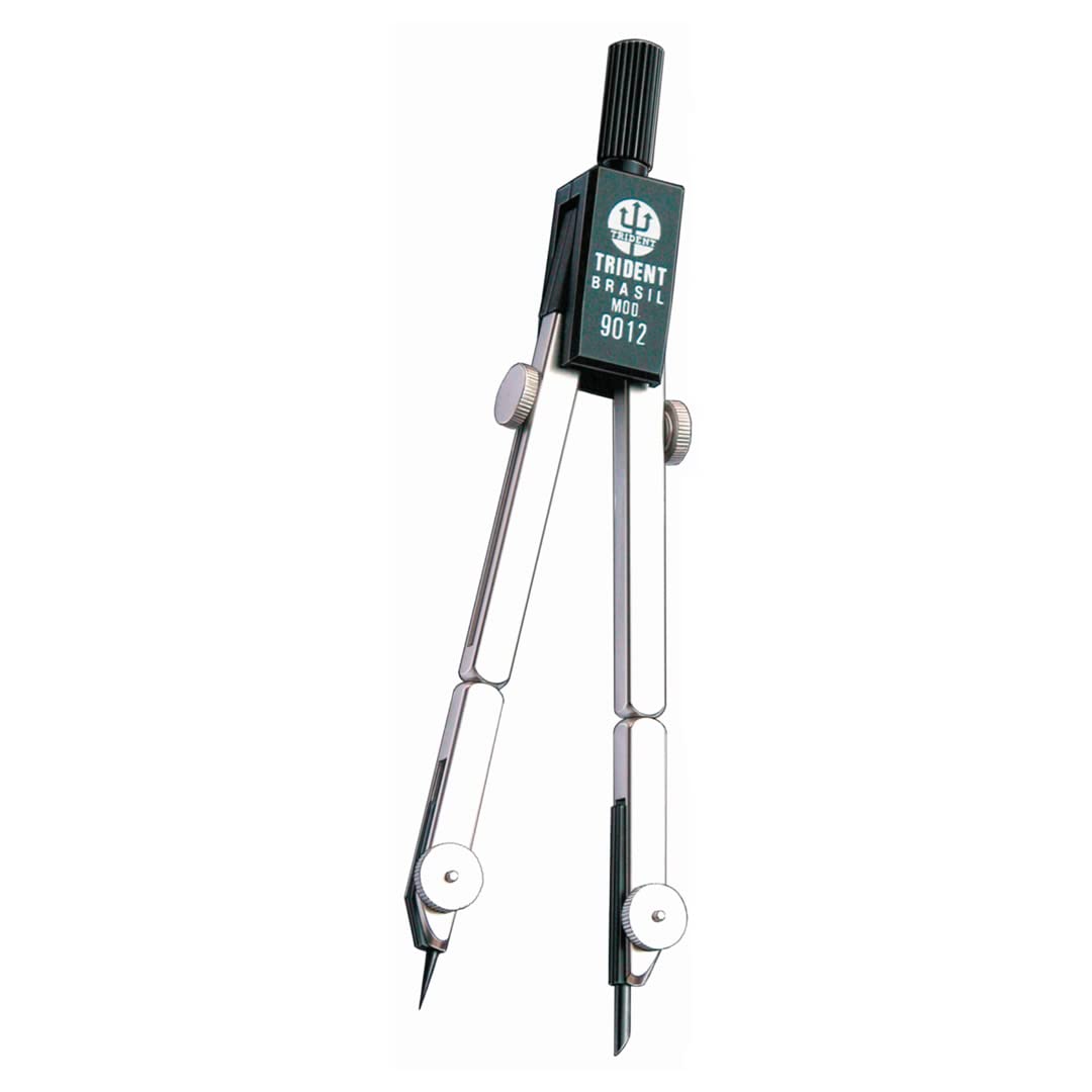 Compasso Técnico Compacto com Hastes Prolongadoras, Trident, 9012
