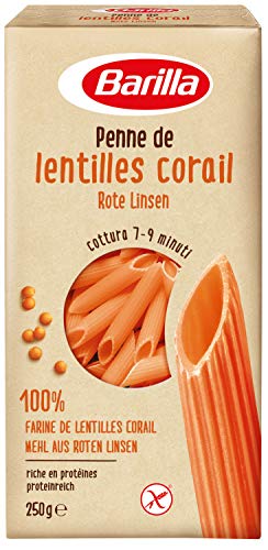 Barilla Penne Rigate, Pasta De Legumbres, Lenteja Roja 250 G