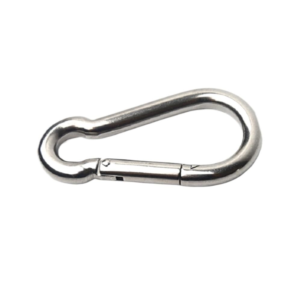 Boucle de sécurité à mousqueton en acier inoxydable 304 316(304 standard,M12 2pcs)
