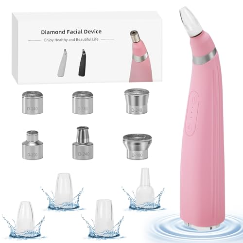 Yekavo 2-in-1 Blackhead Remover, Pore Vacuum Cleaner & Microdermabrasion Machine with10 Suction Heads,USB Rechargeable Black Head Remover for Face at Home Beauty Device