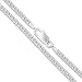 Sterling Silver Wheat Chain 1.9mm Solid 925 Italy New Foxtail Spiga Necklace 24" (2287-24)
