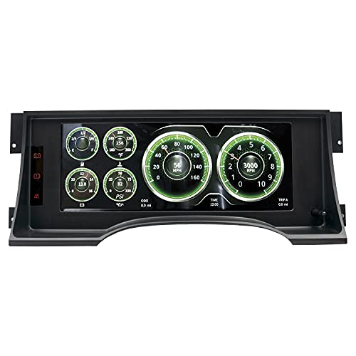 Auto Meter 7006 Invision Direct Fit Digital Dash Lcd 95-98 Chevy Truck, Black #TOP3