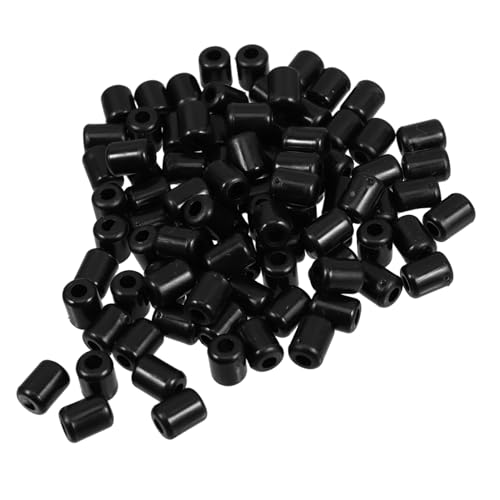 BUGUUYO Strong Secure PVC Hooks 90pcs Peg Hook Stoppers for Product Display Retail Inventory Control Clips Easy to Install for Plastic Metal Pegboards