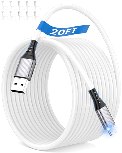 20ft Long USB A to USB C Cable Heavy-Duty for
