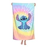 Horckey Cartoon Microfiber Beach Towel Oversized Sand Free Quick Dry Beach Towel Swim Pool Towel for