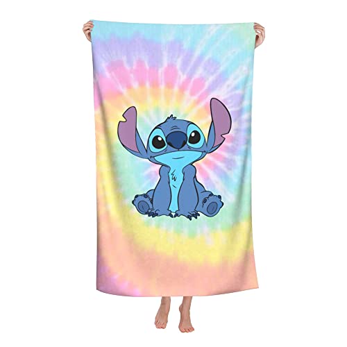 Horckey Cartoon Microfiber Beach Towel Oversized Sand Free Quick Dry Beach Towel Swim Pool Towel For Bath,Beach,Pool,Gym,Travel Gifts #TOP6