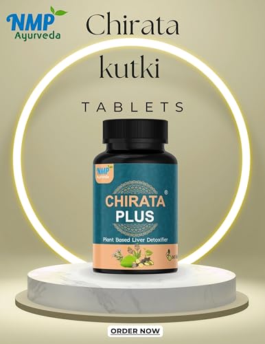 Image of Chirata plus Tablets are a unique & powerful liver detoxifier,A combination of Chirata, Kutki & Giloy 600 mg uncoated tablet, A perfect liver detoxifier,pack of 60 tablets