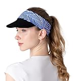 Saniripple Foldable Sun Visor Hats with UPF 50+ Lightweight Sports Sun Cap for Cycling, Running, Hik