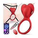 Tagnaff Bdsm Vibrator Sex Spielzeug für die Paare Frau Extrem Sex mit KI-Dialog, Leise Butterfly Vibratorensets für Frauen Klitoris, 10 Vibration für Frauen, Sexspielzeug Sets mit 6 Penisring