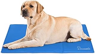 pecute Dog Cooling Mat, Durable Pet Cool Mat Non-Toxic Gel Self Cooling Pad, Great for Dogs Cats in Hot Summer (XL, Blue)