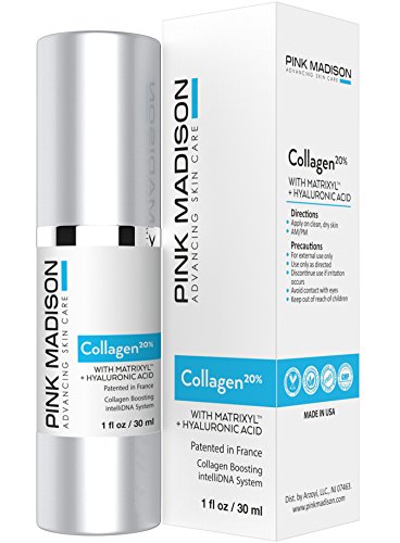 COLLAGEN Serum for Face - Matrixyl and Hyaluronic Acid - Luxury Anti Aging Face Serum Treatment Formula for Men and Women. Effective for Fine Lines and Under Eye Wrinkles.