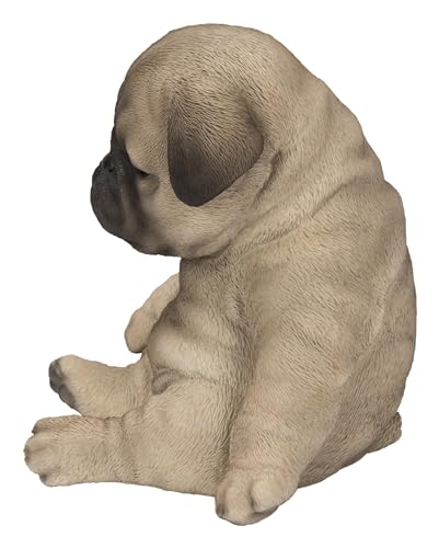 Estatua de cachorro Pug durmiendo HI-LINE miniatura 3