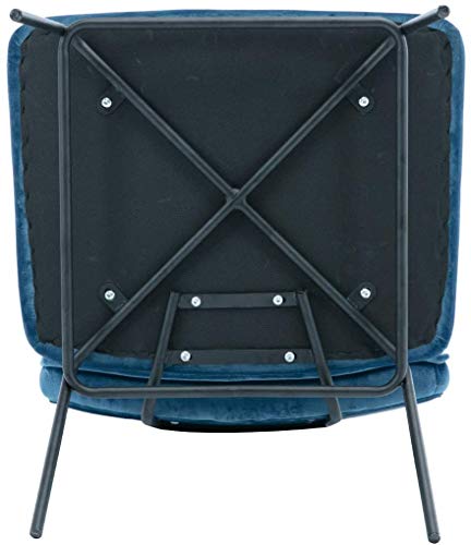 Wahson Soft Velvet Lounge Chair with Gold Metal Legs Accent Chair Leisure Chair for Bedroom/Living Room - Image 8