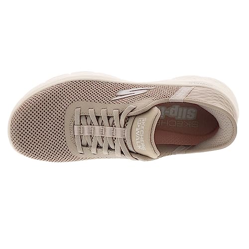 Skechers Performance SlipIns Go Walk FlexGrand Entrance Womens Slip On 85 BM US TaupeWhite