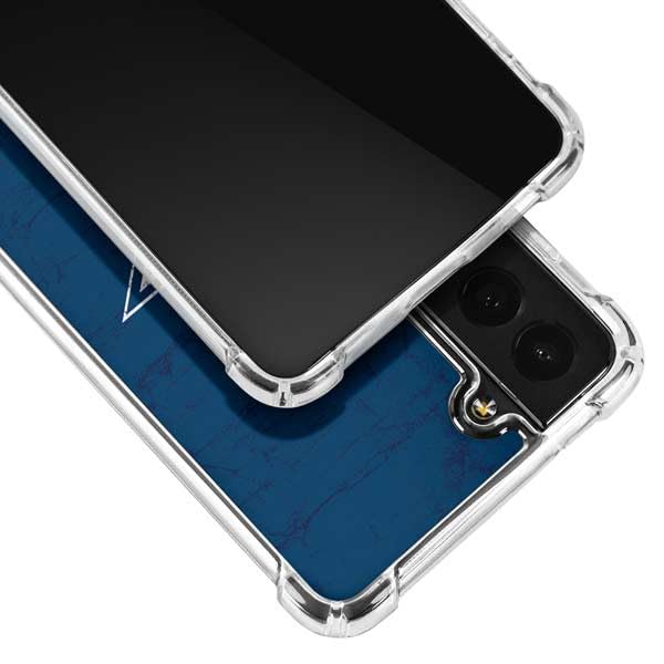 Skinit Clear Phone Case Compatible with Galaxy S21 Plus 5G - Officially Licensed NFL Dallas Cowboys Distressed Design