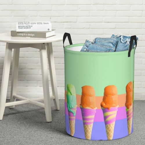 Panier à linge imperméable anti-odeur avec poignées pour vêtements sales - 2