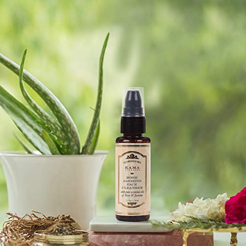Image of Kama Ayurveda Rose and Jasmine Face Cleanser and Pure Rose Water